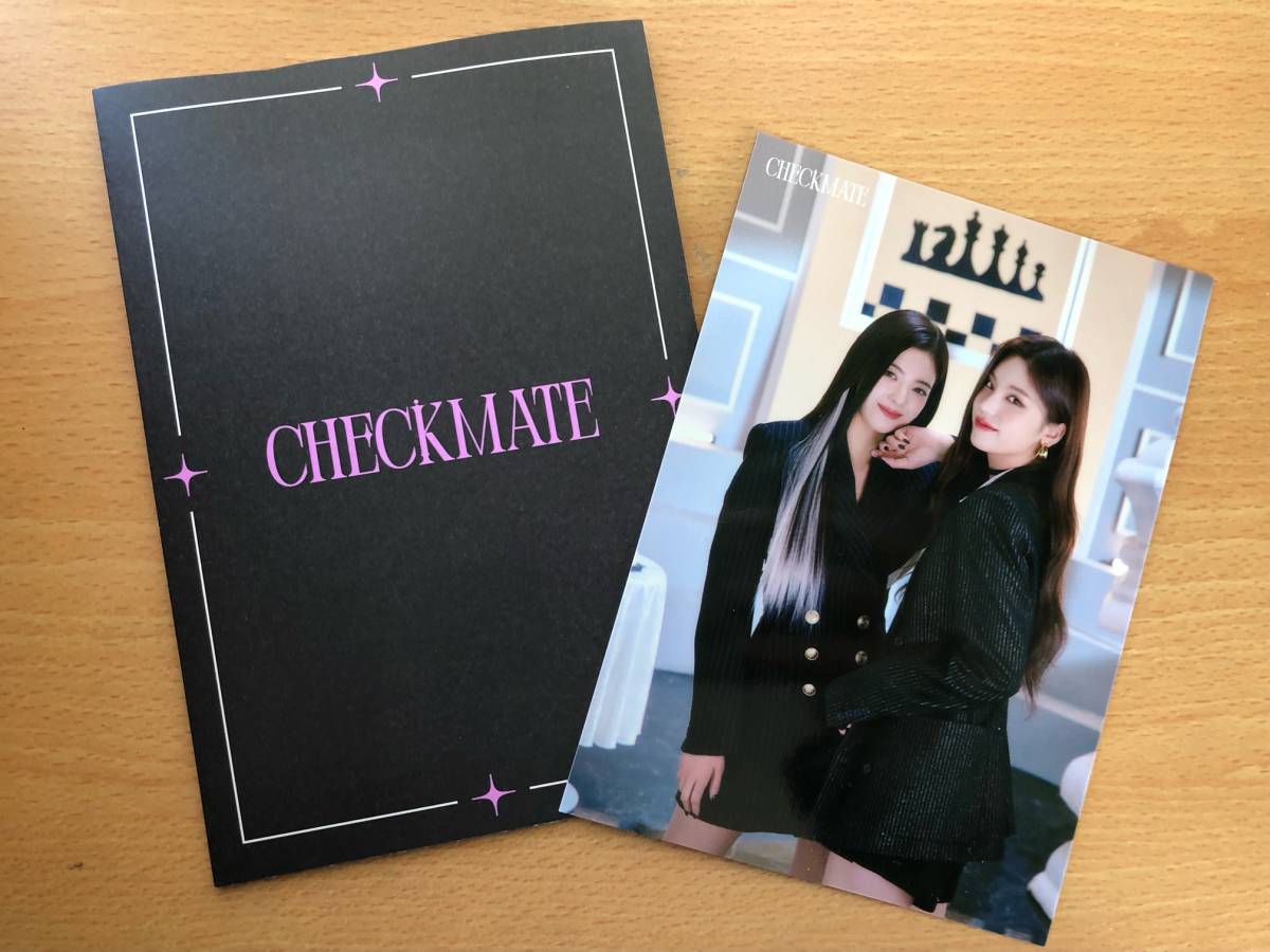 ITZY(ichi)i.ji& rear 1st World Tour [CHECKMATE]in JAPAN Live goods trading card breaking the seal settled K-POP Korea 