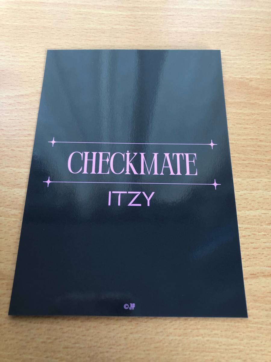 ITZY(ichi) rear 1st World Tour [CHECKMATE]in JAPAN Live goods trading card breaking the seal settled K-POP Korea 