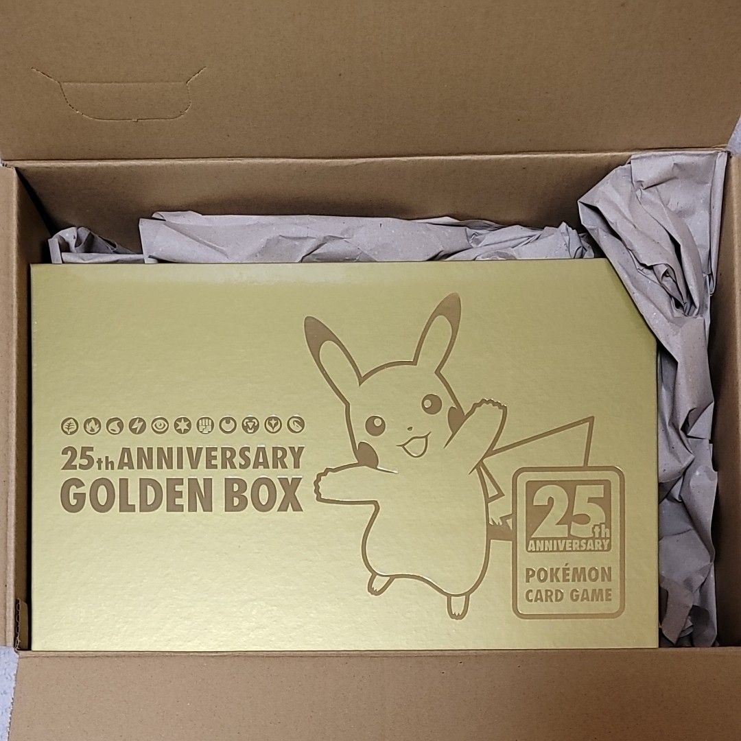 シュリンク付き ポケモンカード 25th ANNIVERSARY GOLDEN BOX Amazon 