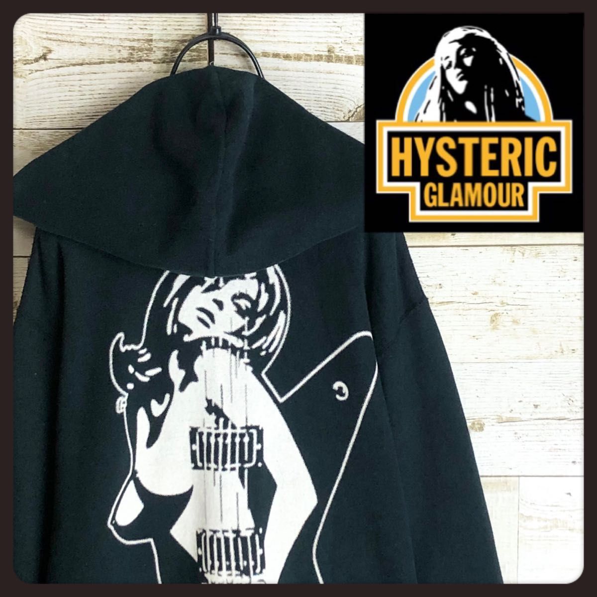 hystericglamour ヒステリックグラマー パーカー ロゴ入り｜PayPayフリマ