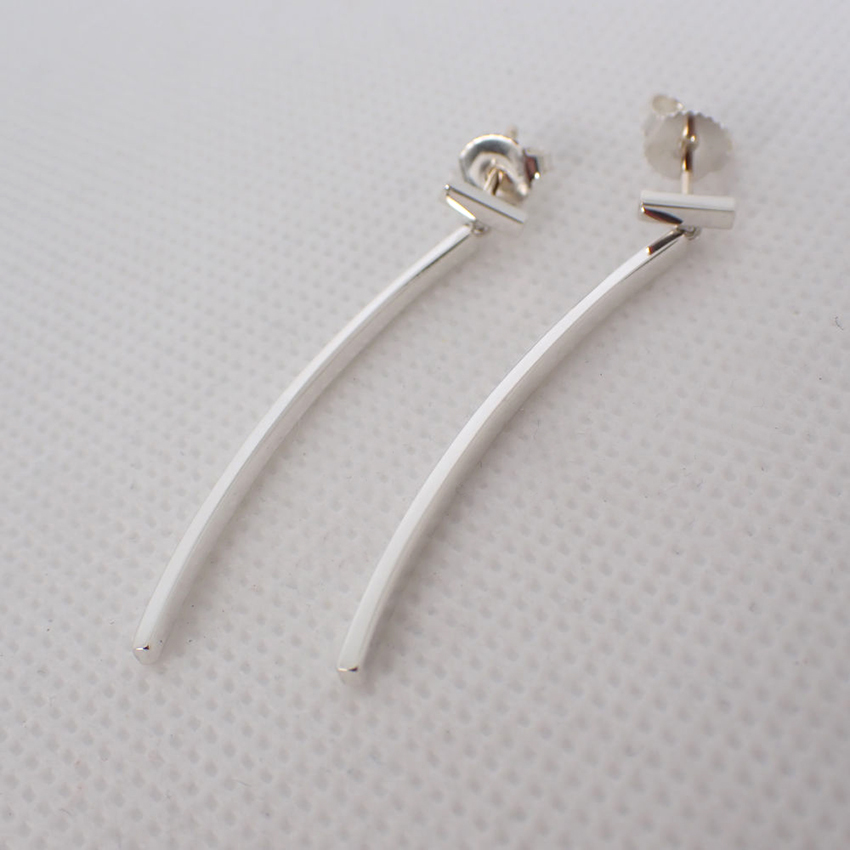 TIFFANY/ティファニー 925 Tワイヤー バー ピアス[g14-52