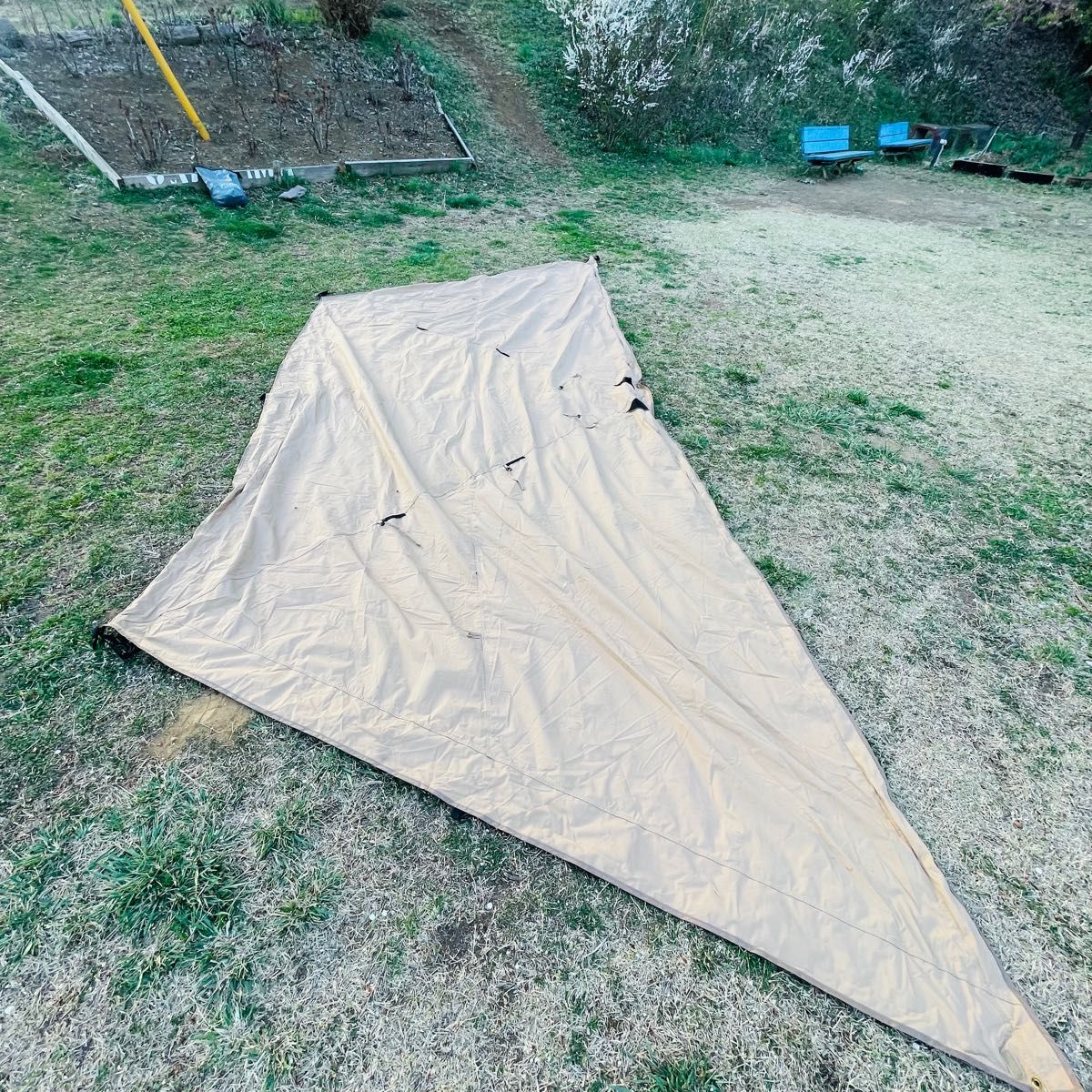 アルペンアウトドアーズ AOD-2 TARP ポール4本付き/鍛造ペグ www