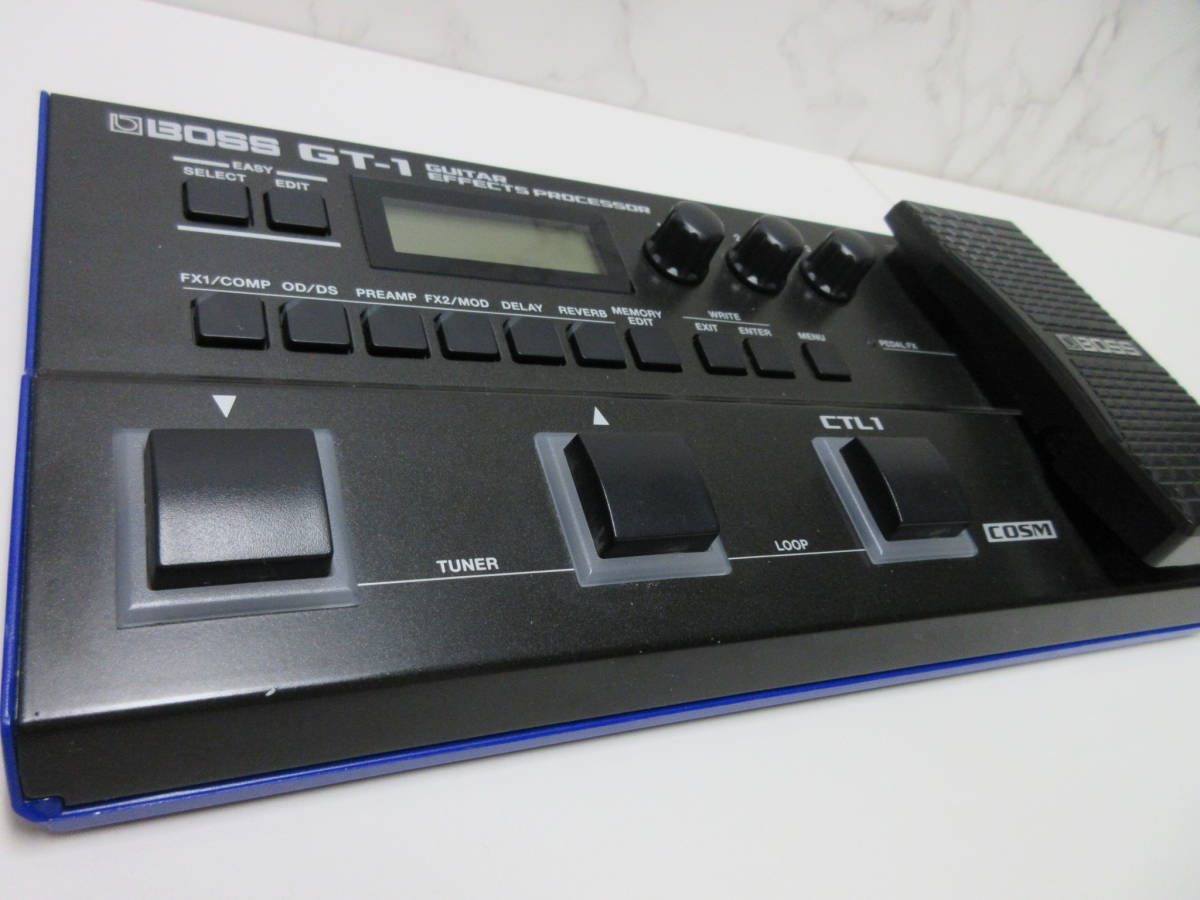 A2-4【BOSS GT-1 エレキギター用 マルチエフェクター + PSA-100S AC