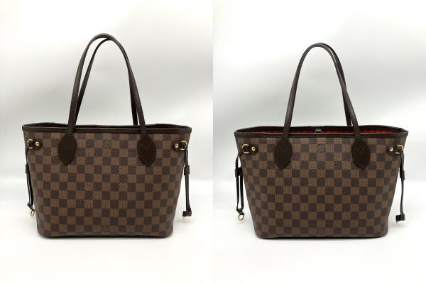 中古【LOUIS VUITTON】 N51109 ネヴァーフルPM ダミエ 旧型_画像2