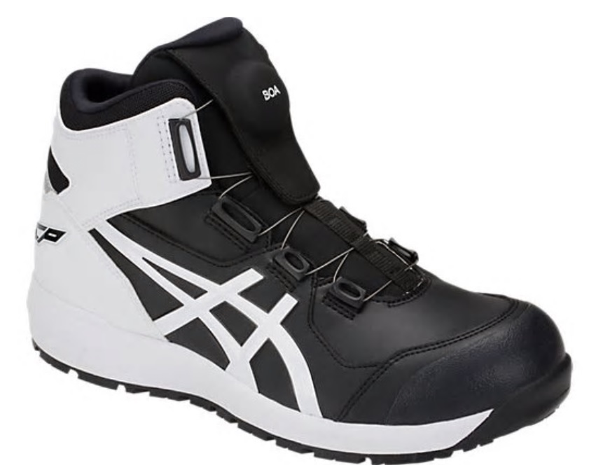CP304BOA-001 25.5ｃｍ カラー（ブラック ホワイト） アシックス安全靴 新品（税込）