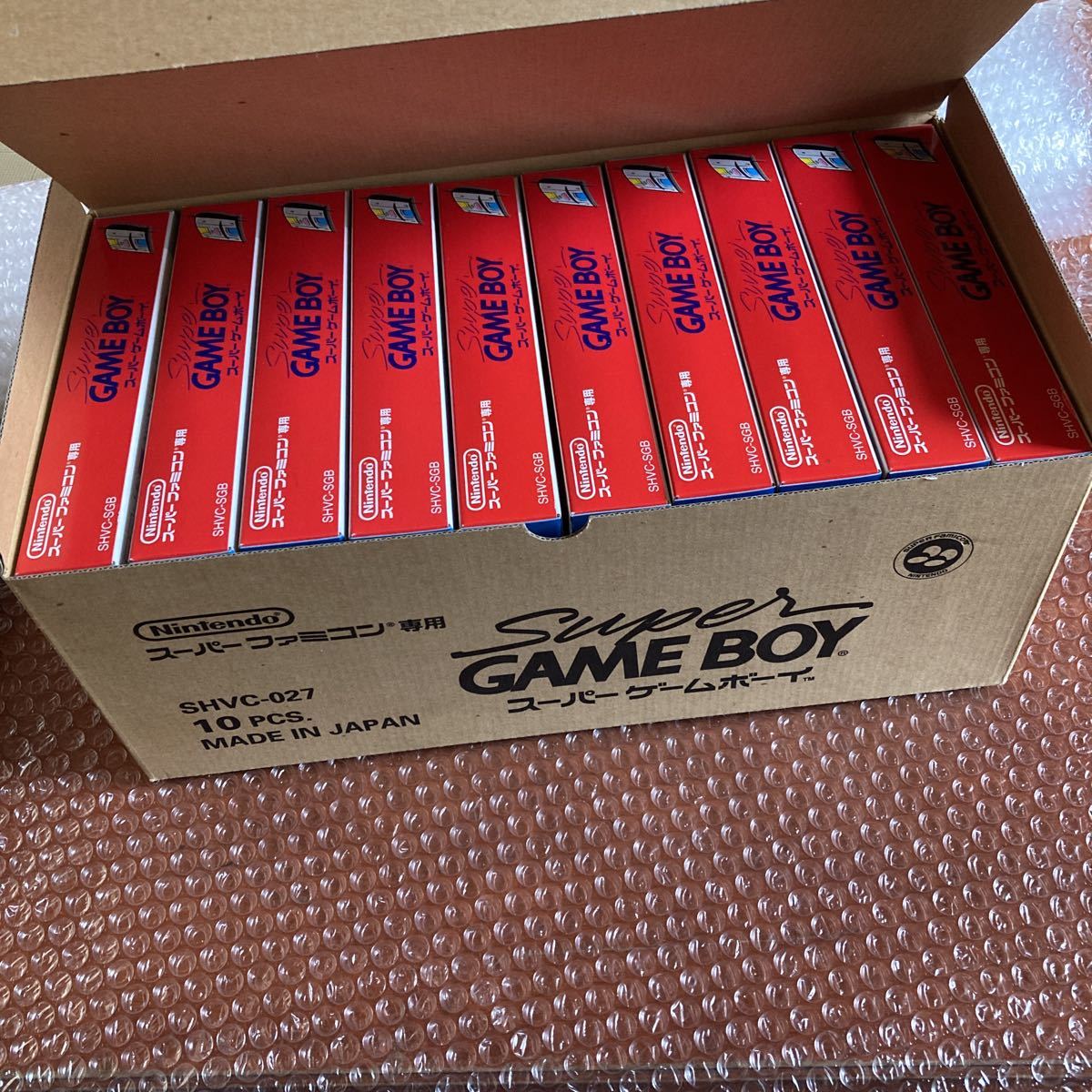  последний не использовался [10pcs]Nintendo перевозка с коробкой картон с коробкой Super Famicom специальный sfc SFC super Game Boy Hsu fami