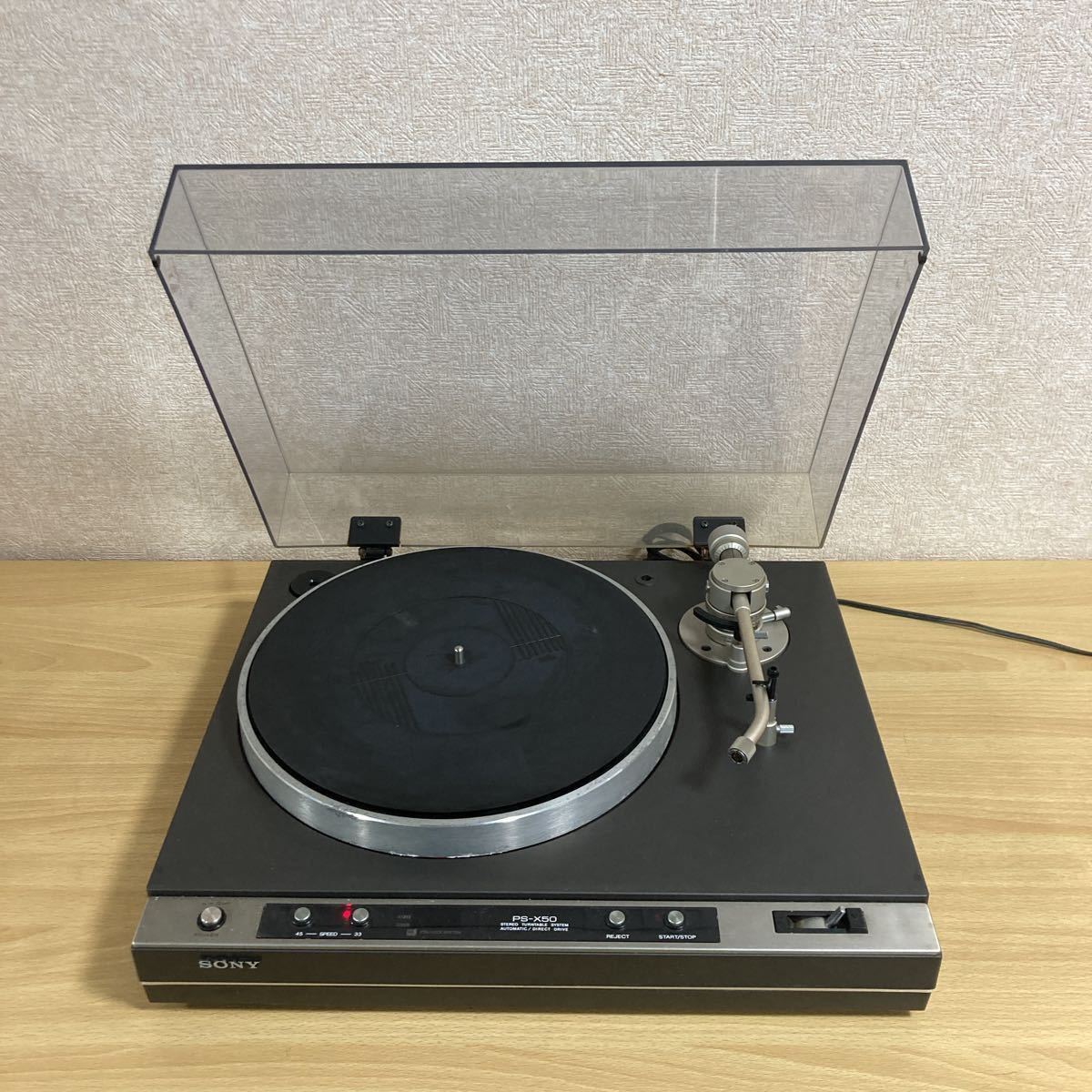 SONY ソニーPS-X50 STEREO TURNTABLE SYSTEM AUTOMATIC/DIRECT DRIVE
