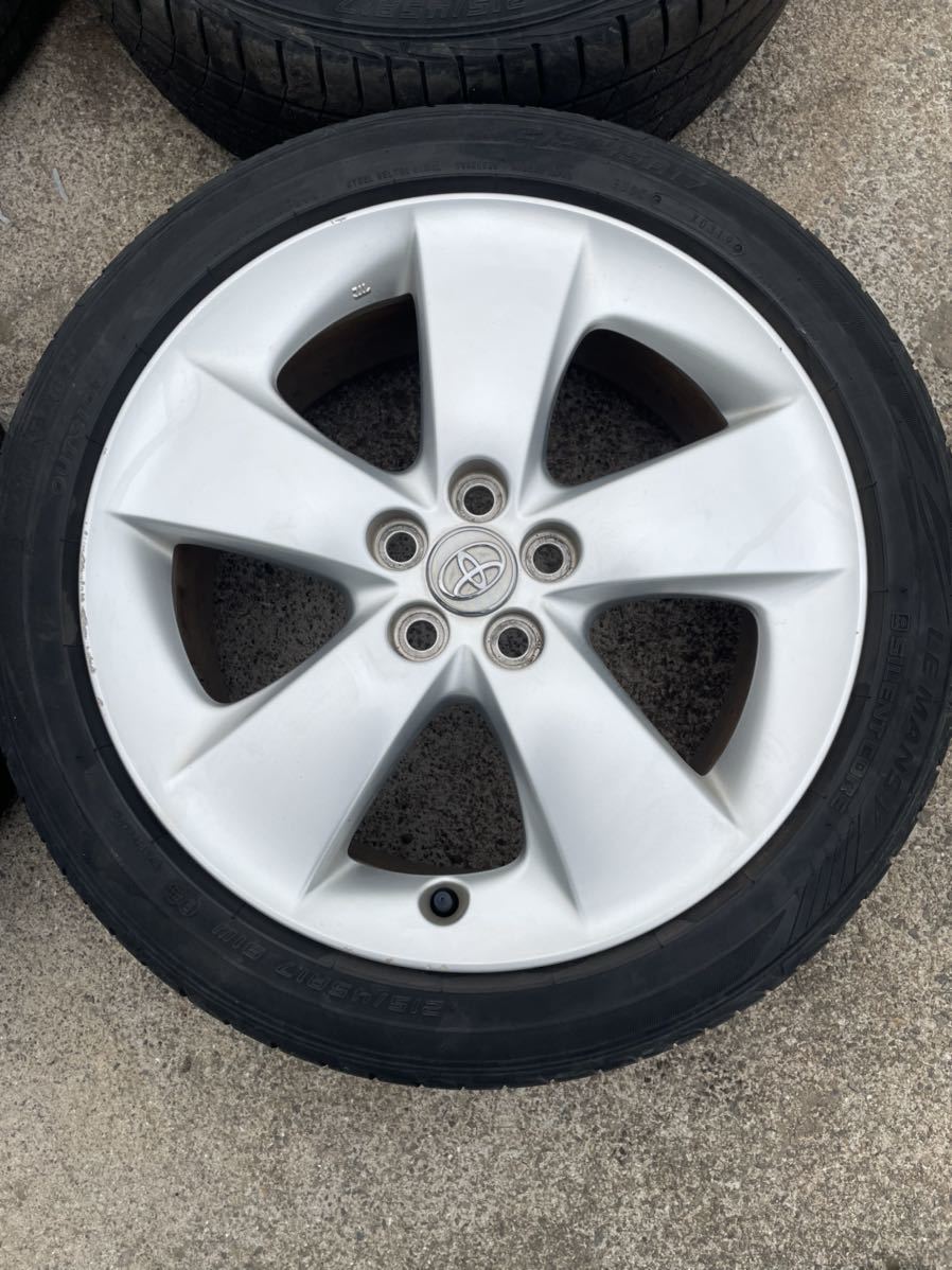 191 トヨタ 30プリウス ZVW30 純正 ホイール S G ツーリング 17インチ
