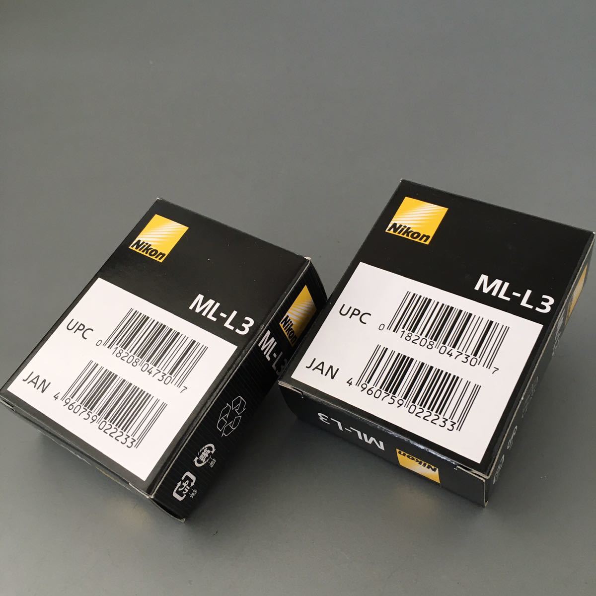 Nikon ML-L3 ×2 ☆送料無料☆ ニコン純正 未開封) リモート