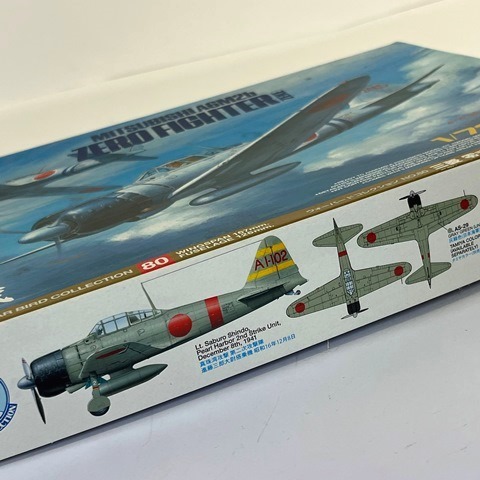 B○6148○即決 未使用 TAMIYA タミヤ 零戦 三菱 零式艦上戦闘機二一型 MITSUBISHI A6M2b ZERO FIGHTER ウォーバード №80 1/72_画像6