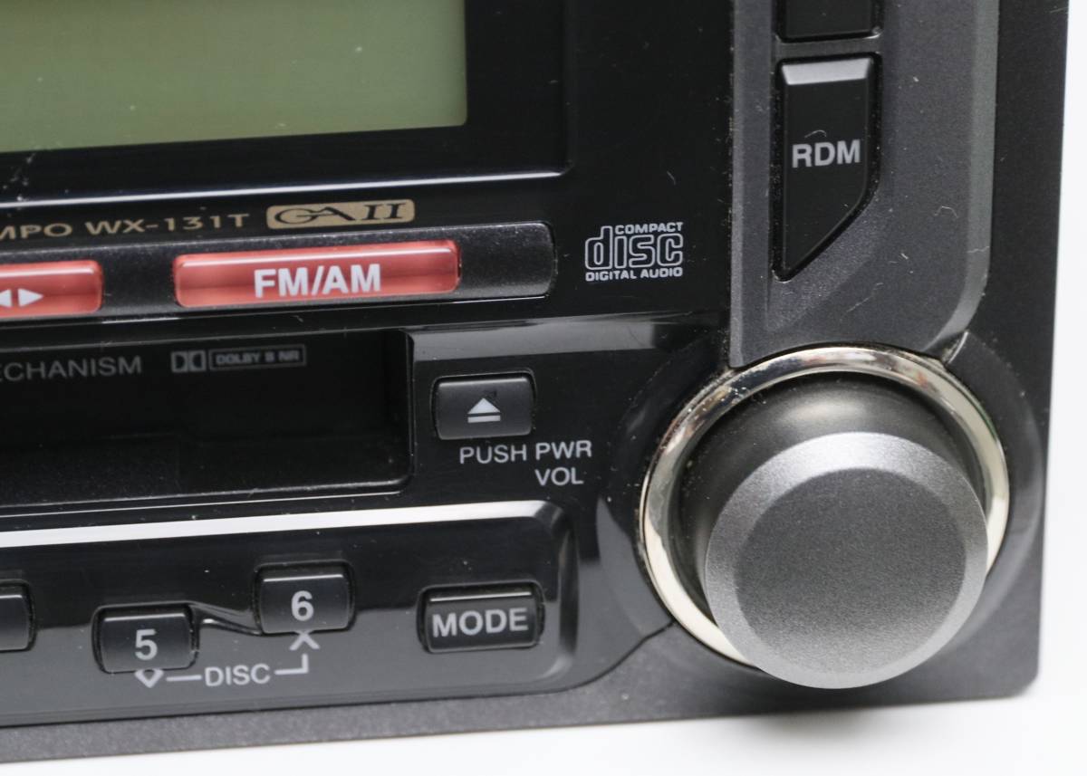 ホンダ純正OP Gathers WX-131T デュアルサイズ CD/カセットコンポ 中古の画像7
