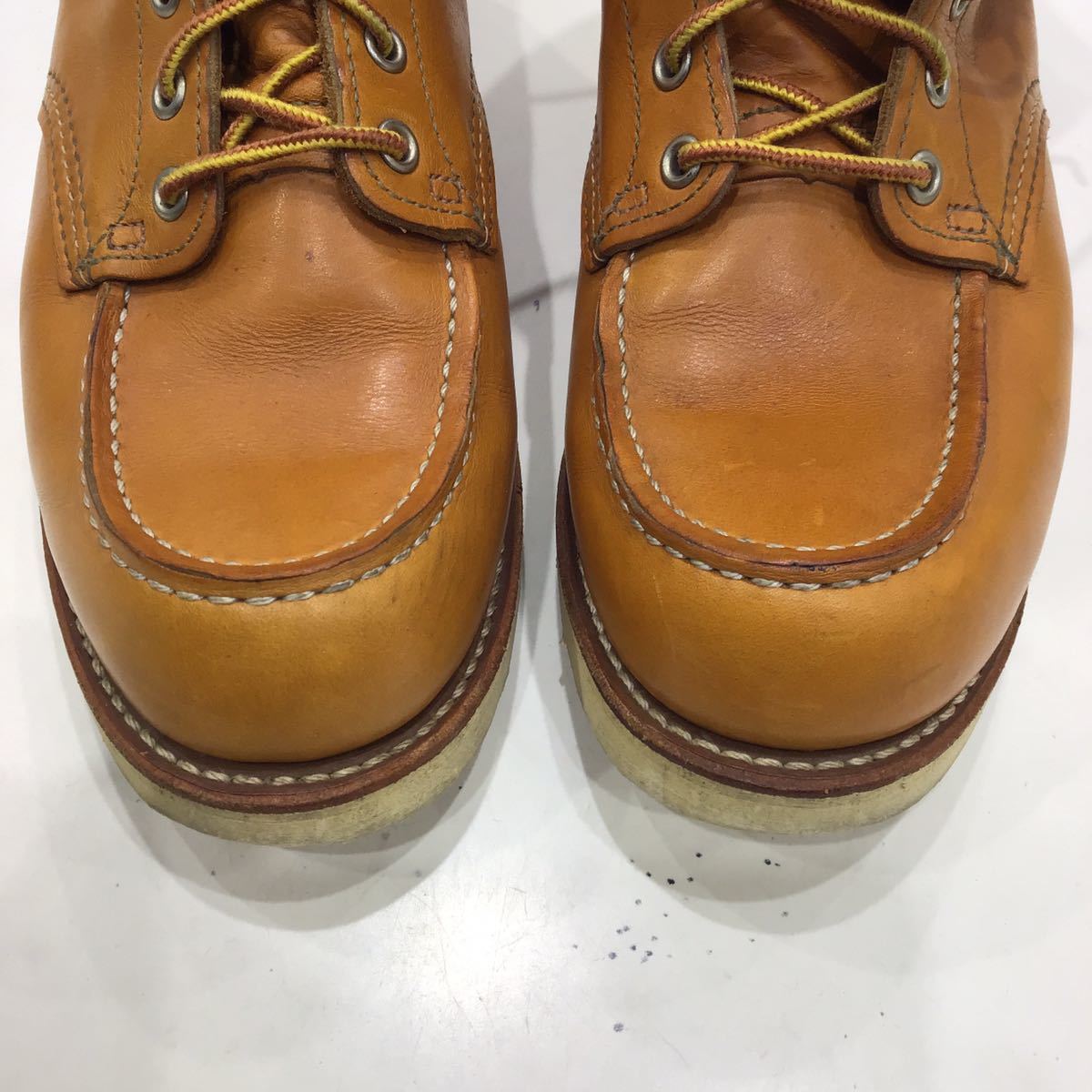 【RED WING レッドウィング】9875 IRISH SETTER 6 MOC アイリッシュセッター モックトゥブーツ 26.5cm ゴールドラセット レザー 2303oki_画像10