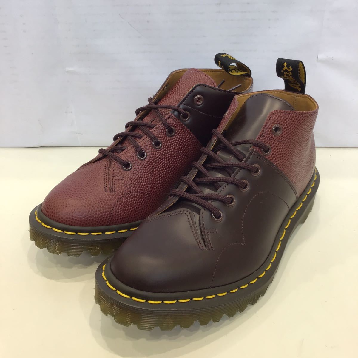 【Dr.Martens ドクターマーチン】23815 ×Engineered Garments Church Monkey Boots チャーチモンキーブーツ 25.5cm ボルドー 2303oki_画像1