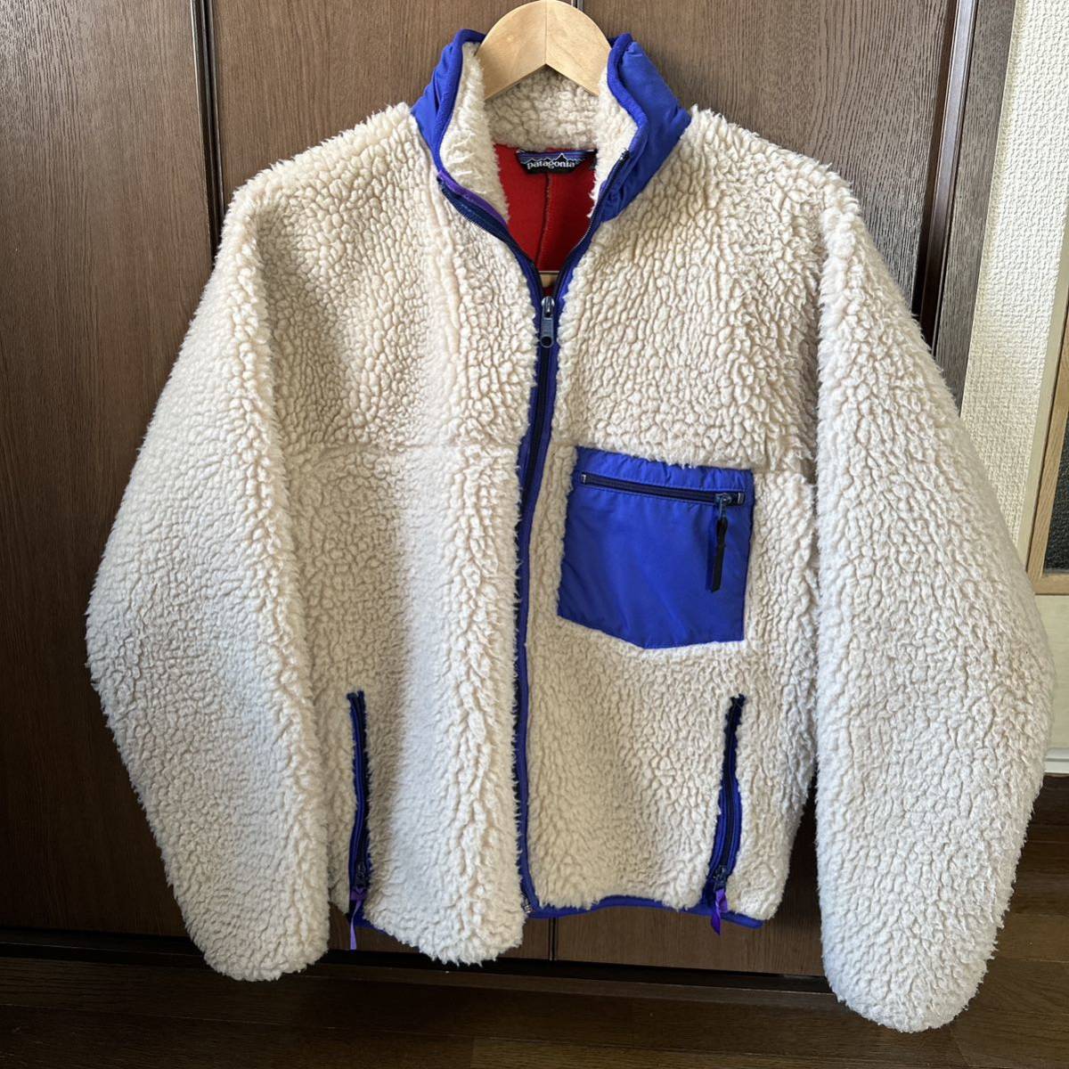 88年製 patagonia パタゴニア 三角タグ レトロX パイル カーディガン