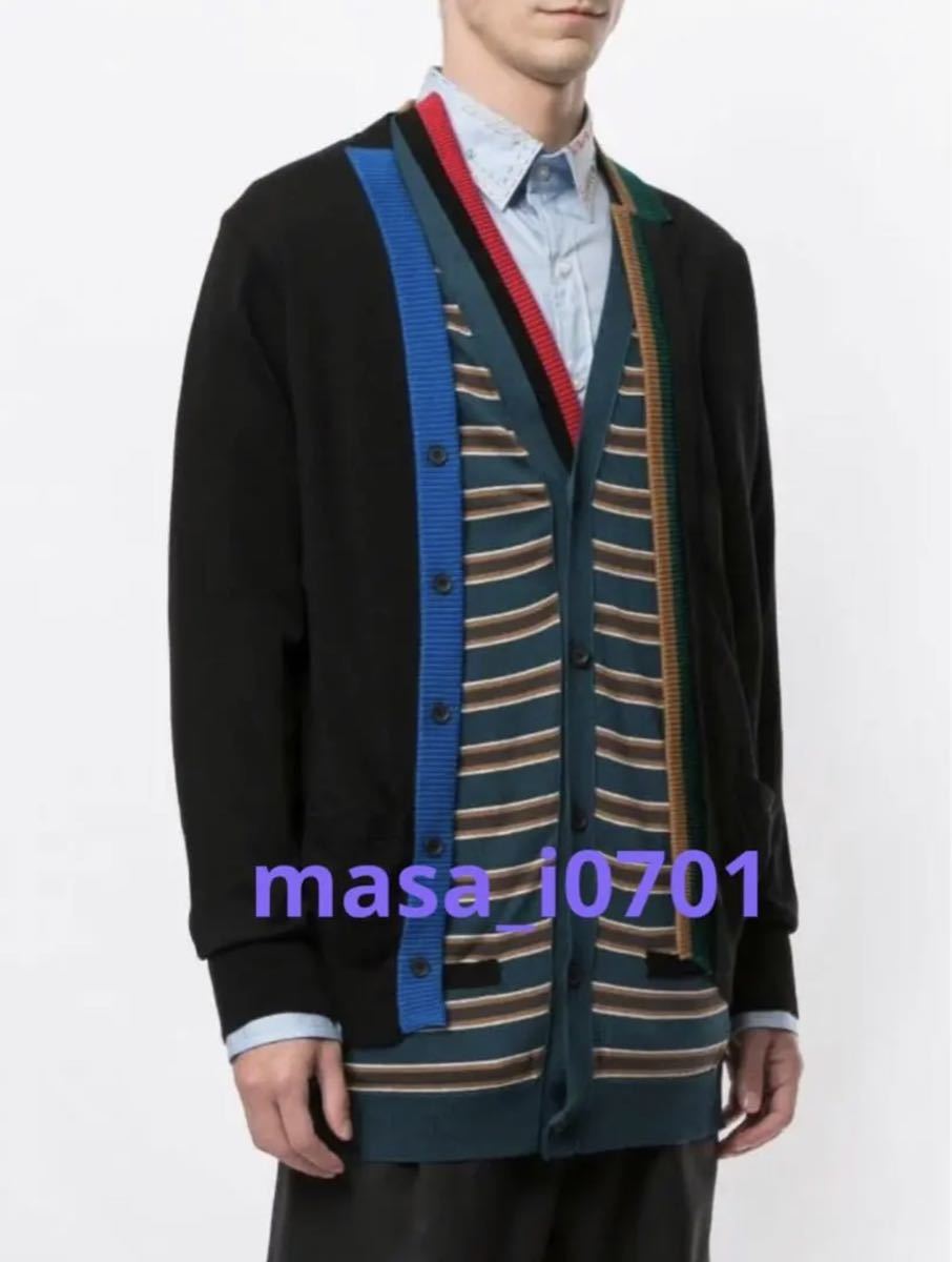 kolor 20SS Layered do King cardigan 3 regular price 81,400 jpy 