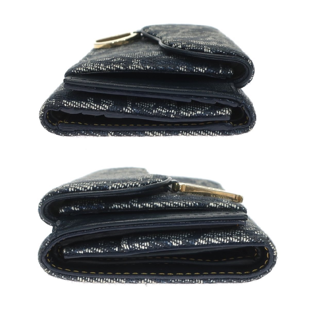 新品同様】Christian Dior クリスチャンディオール トロッター柄 三