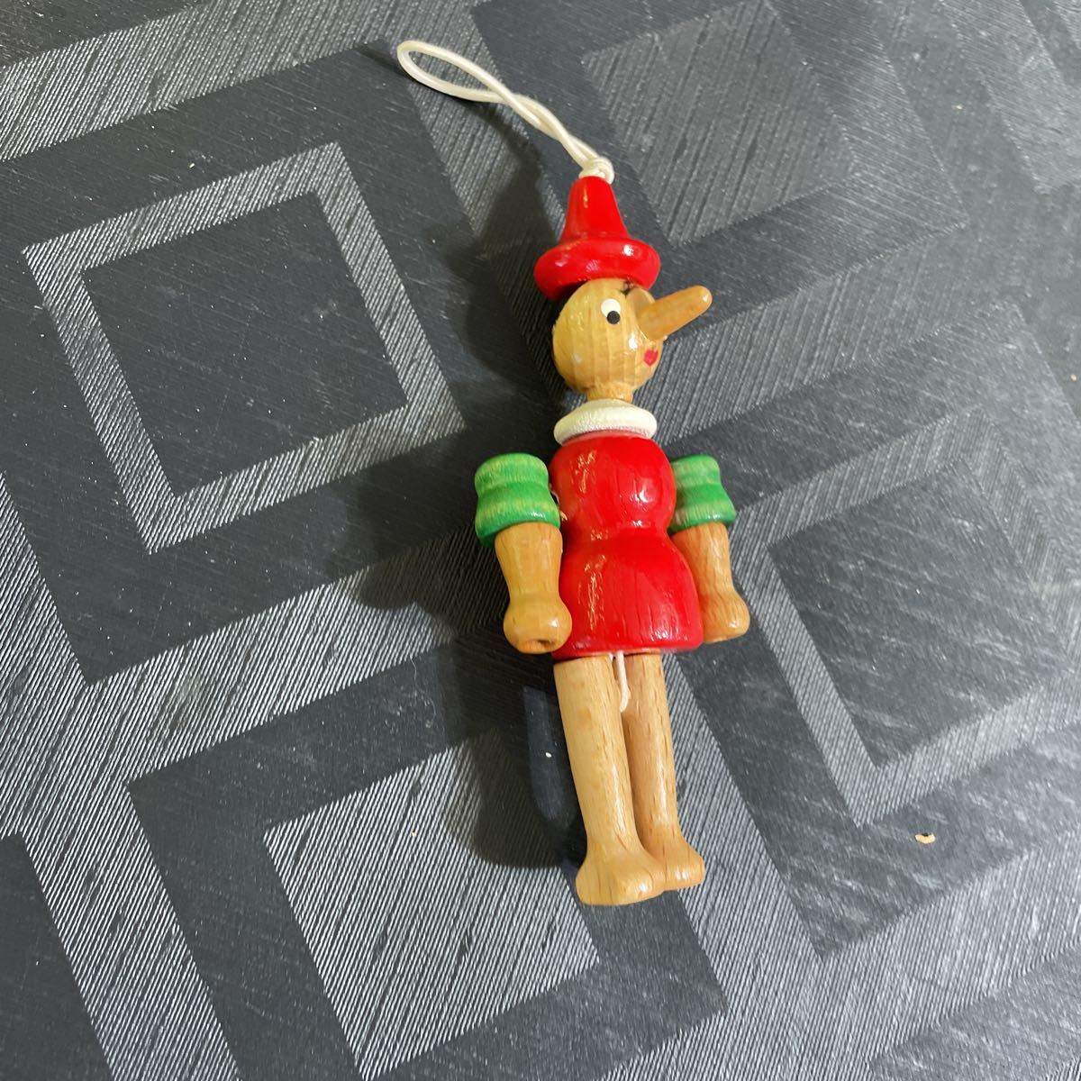 木製　ピノキオ　イタリア製　昭和レトロ　フィギュア_画像4