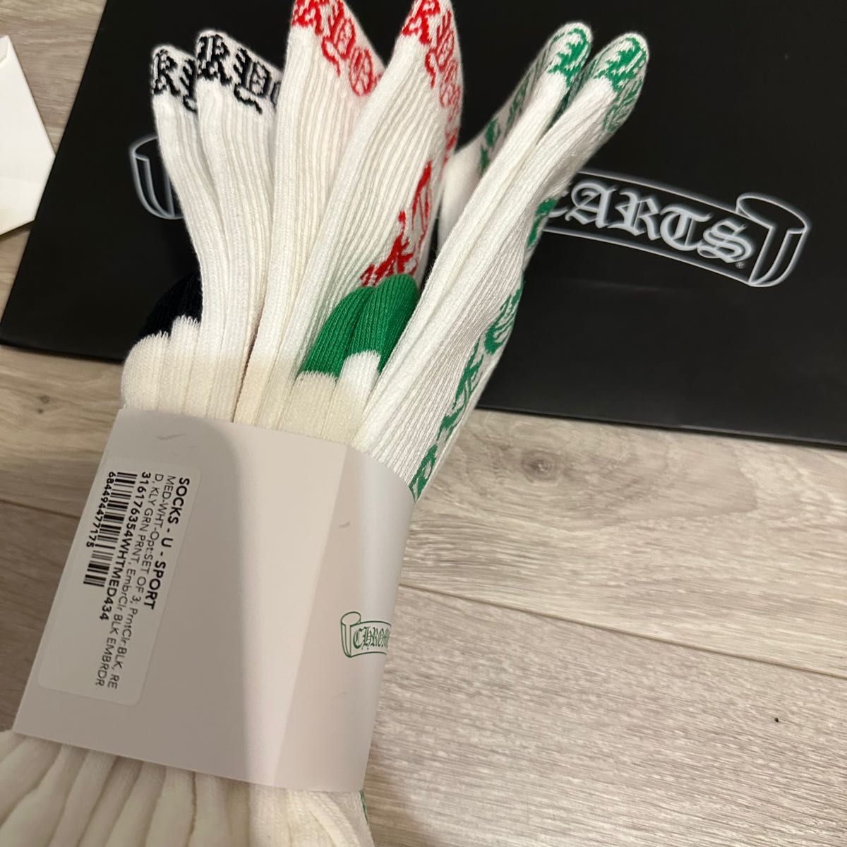 新品未使用 クロムハーツ 靴下 3足セット | macslasierraabq.com