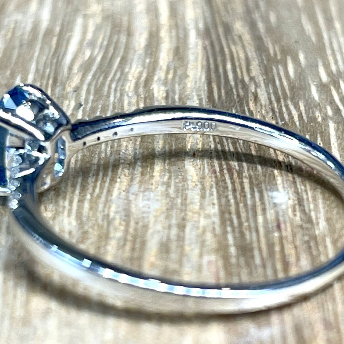 希望者のみラッピング無料】 K18 K18 リング アクアマリン17号 3.83