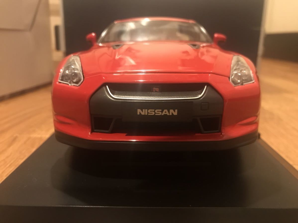 ノレブ 1/18 ニッサン GT-R 2008 レッド R35 難あり_画像4