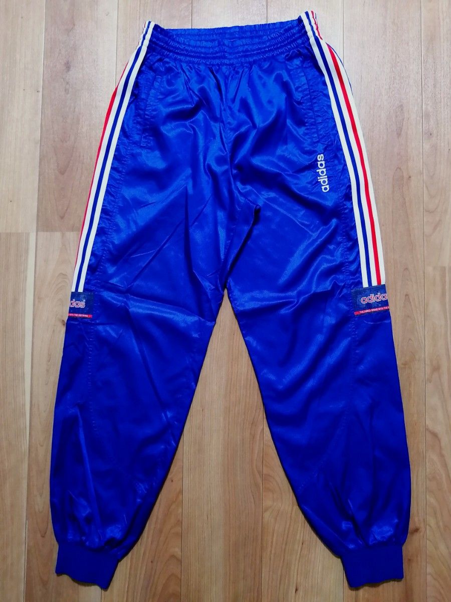 ラウンド 90s バギー ナイロンパンツ トリコロール アディダス adidas アディダス