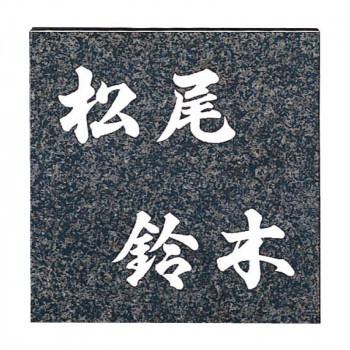 福彫 表札 スタイルプラス グレーミカゲ FS26-201