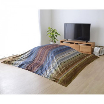  kotatsu topping cover rectangle gyabe pattern approximately 210×320cm multi 5194099