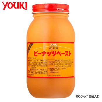 YOUKI ユウキ食品 ピーナッツペースト(花生醤) 800g×12個入り 212412_画像1