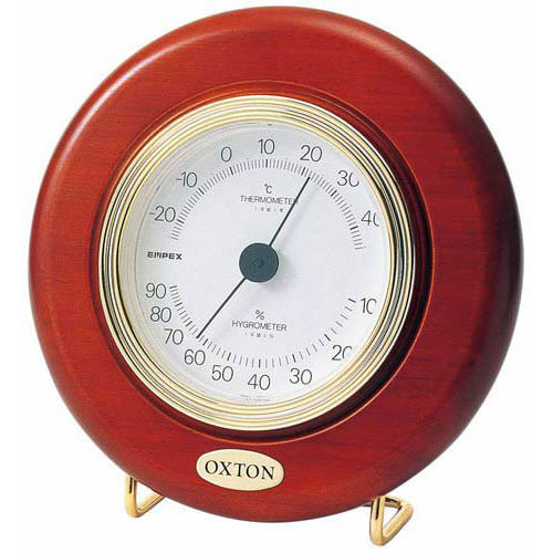 EMPEX 温度・湿度計 オックストンカプリEX 温度・湿度計 置き掛け兼用 TM-6168_画像1