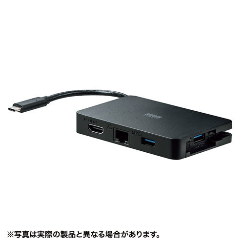 サンワサプライ USB Type C-マルチ変換アダプタ (4K60Hz) AD-ALCMH60L