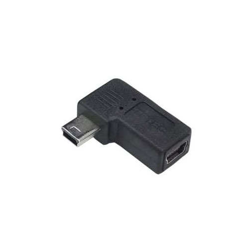 変換名人 変換プラグ USB mini5pin 左L型(フル結線) USBM5-LLF_画像1
