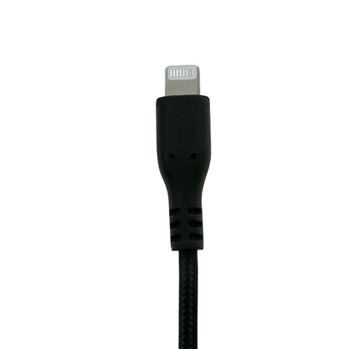 ミヨシ 高耐久Lightning-USB Type-Cケーブル 2m ブラック SCL-T20N/BK_画像4