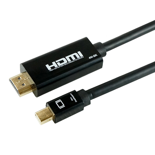 HORIC Mini Displayport→HDMI変換ケーブル 3m Mini Displayport to HDMI MDPHD30-177BK_画像1