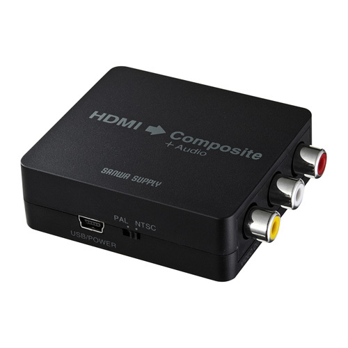 世界的に サンワサプライ VGA-CVHD3 HDMI信号コンポジット変換コンバーター HDMIケーブル 世界的に サンワサプライ VGA-CVHD3 HDMI信号コンポジット変換コンバーター HDMIケーブル