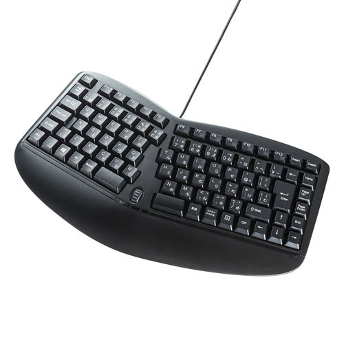 新品本物 サンワサプライ エルゴノミクスキーボード SKB-ERG3BK ノート