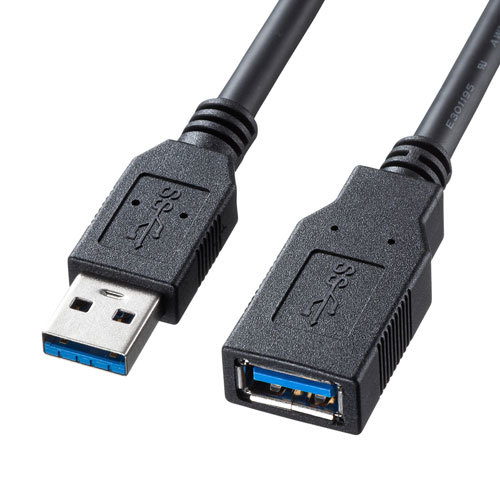 【5個セット】 サンワサプライ USB3.0延長ケーブル1m KU30-EN10KX5