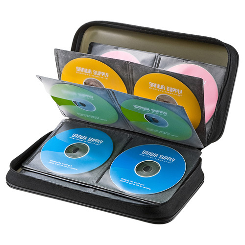 Sanwa Supply Blu-ray Disc Compatible Полубит (96 Store / Black) FCD-WLBD96BK