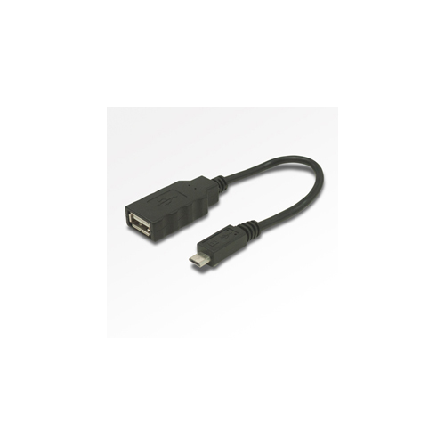 ミヨシ(MCO)USBホストケ-ブル　0.16m　USB-H015BK_画像1