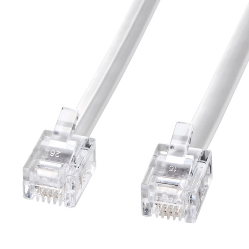  Sanwa Supply modular cable ( white ) TEL-N1-15N2