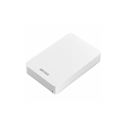 BUFFALO USB3.1(Gen1) ポータブルHDD 4TB ホワイト HD-PGF4.0U3-GWHA_画像1