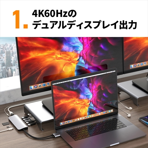 HYPER HyperDrive VIPER 10-in-2 USB-C ハブ HP-HD392GR_画像5