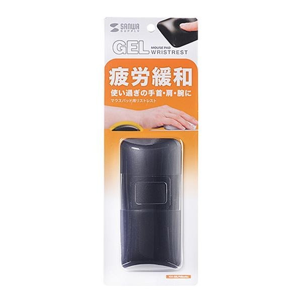  Sanwa Supply mouse for list rest ( leather style material * black ) TOK-GELPNSBK