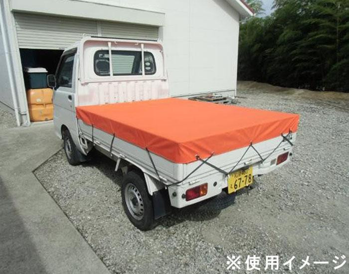 ユタカメイク カラートラックシート 1.8m×2.1m【ODグリーン・CTS-114】_画像3