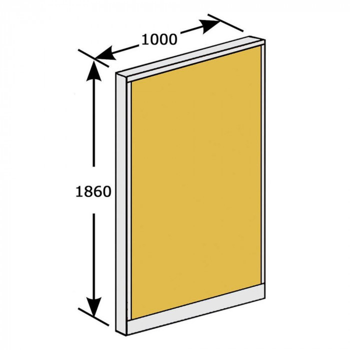 SEIKO FAMILY( raw .) Belfix(LPE) series low partition height 1860mm width 1000mm(1 sheets ) LPE-1810 mustard (MS) 77835