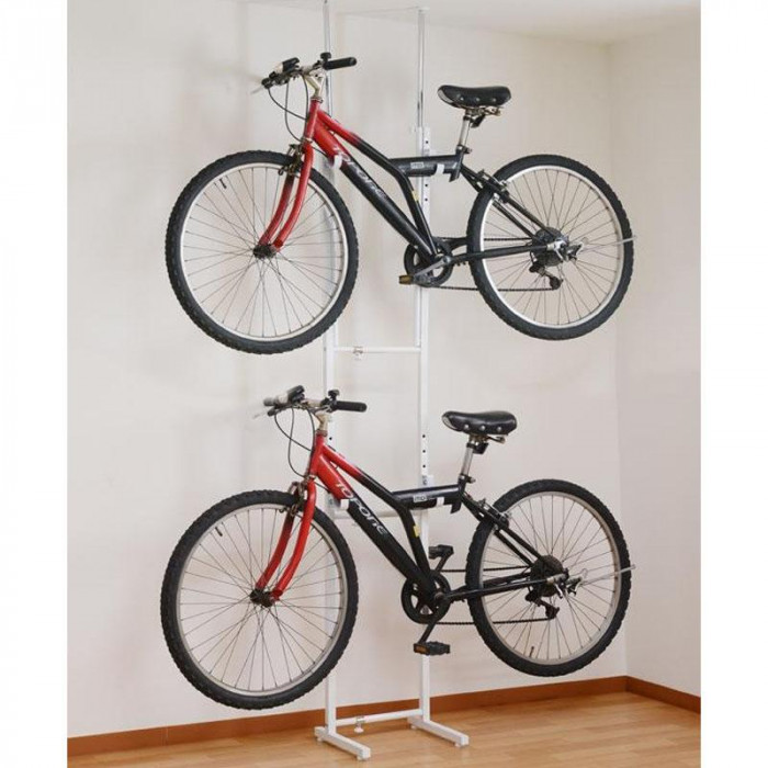 ツッパリ自転車ラック SB-01(WH) ツッパリ自転車ラック SB-01(WH)