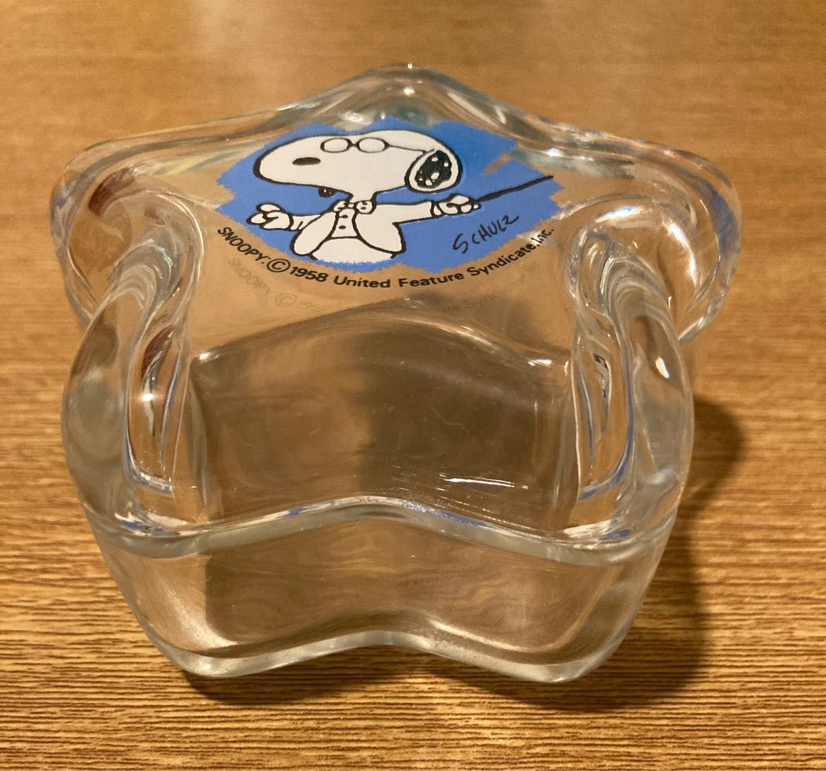 匿名配送 ハロウィン スヌーピー 星型ガラスケース 新品 未使用 小物入れ 食器