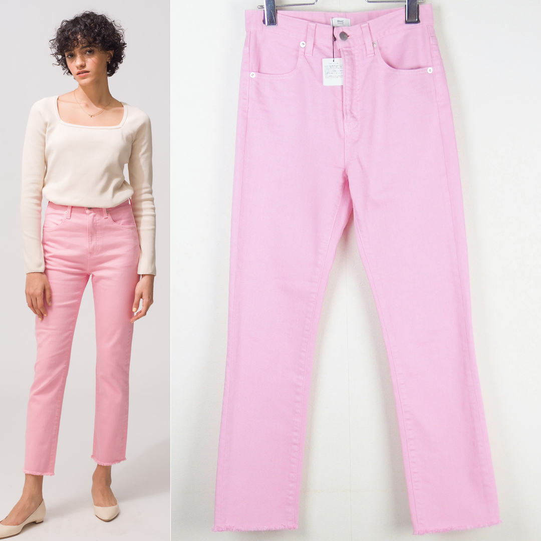RHC Ron herman ロンハーマン 今季23SS Twill Cutoff Pink Denim RHC Ron herman ロンハーマン 今季23SS Twill Cutoff Pink Denim