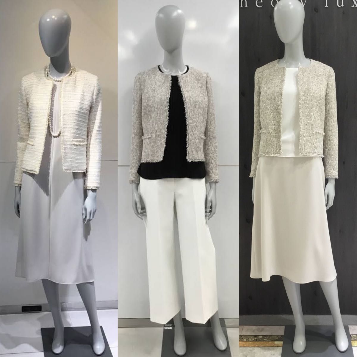 theory luxe 20SS ツイード ノーカラージャケット|Yahoo!フリマ theory luxe 20SS ツイード ノーカラージャケット|Yahoo!フリマ