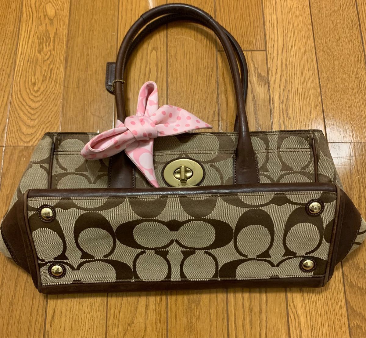 コーチ　シグネチャー　トートバッグ　ショルダーバッグ COACH