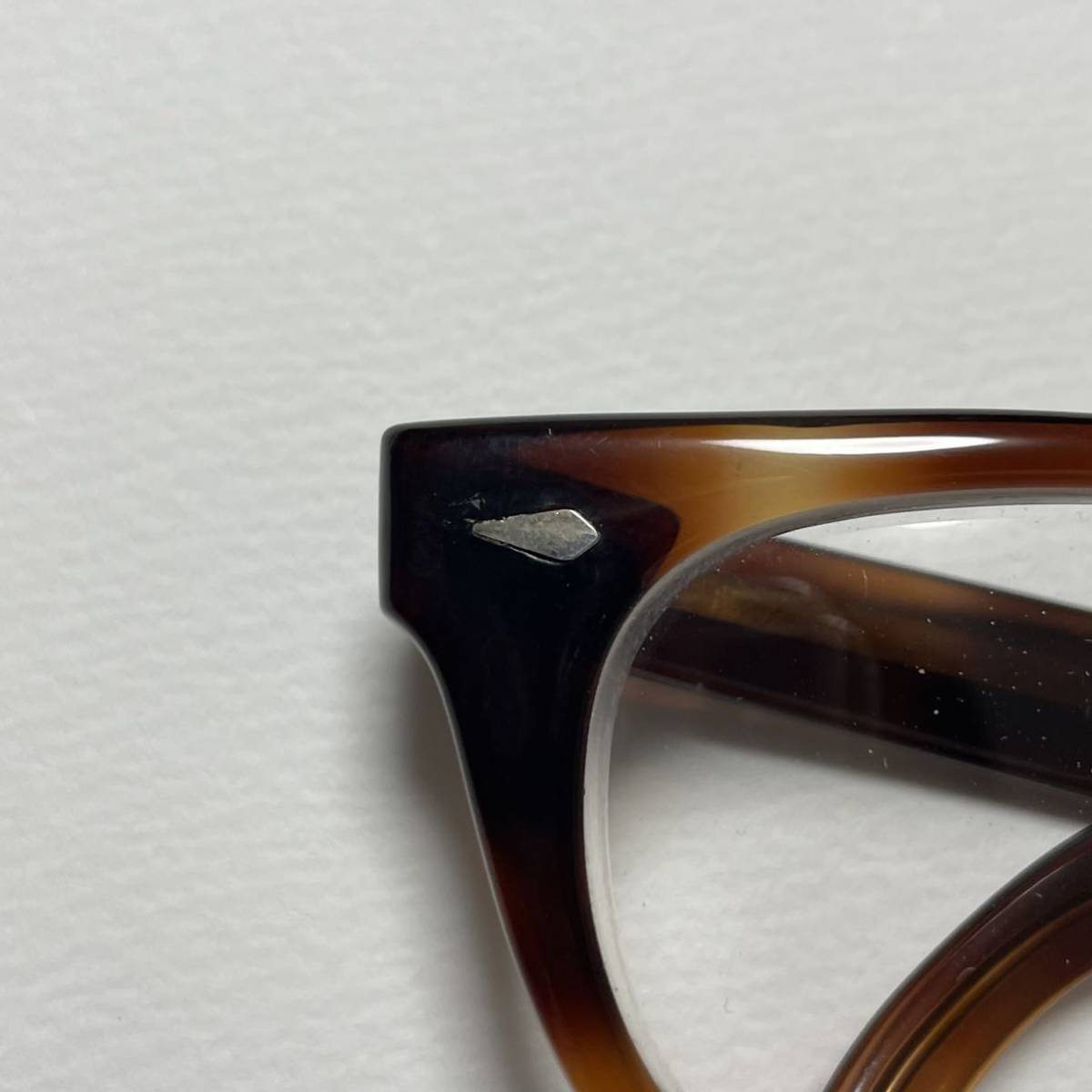 60's AMERICAN OPTICAL MANHATTAN 鼈甲 メガネ ビンテージ DEMI AMBER